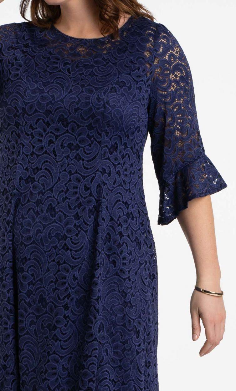 Kiyonna Short Lace Dress Formal Cocktail - The Dress Outlet Kiyonna