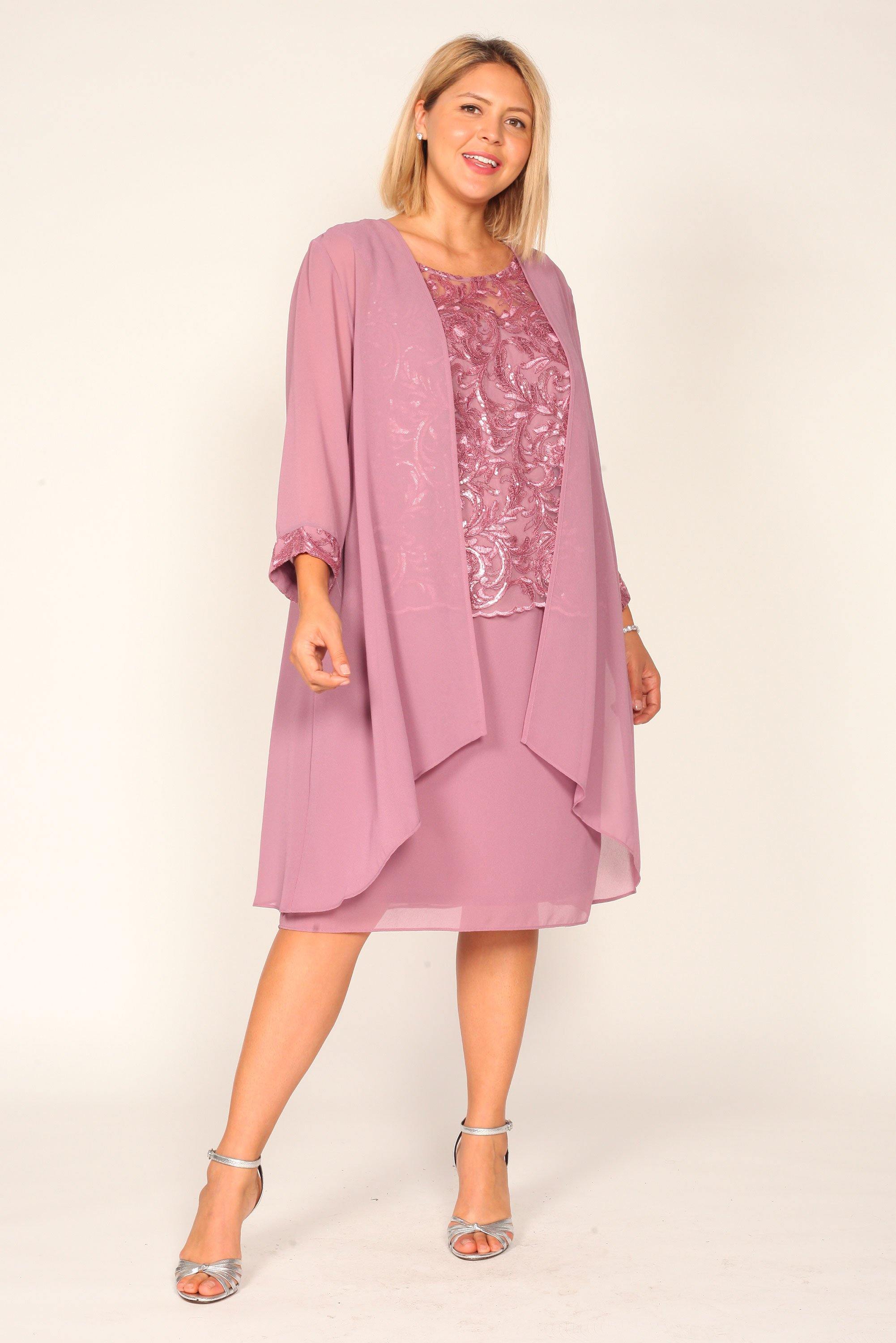 Tea Rose Le Bos Short Mother of the Bride Dress Mother of the Bride Dresses