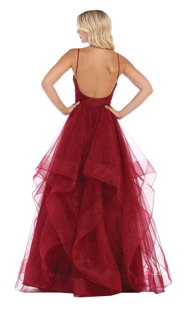 Long Evening Party Formal Ball Gown Prom Dress - The Dress Outlet May Queen