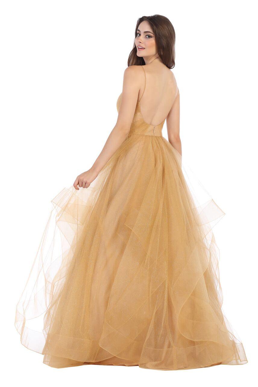 Long Evening Party Formal Ball Gown Prom Dress - The Dress Outlet May Queen