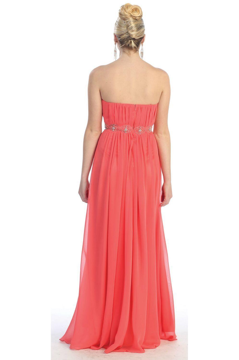 Long Formal Bridemaids Dress - The Dress Outlet May Queen