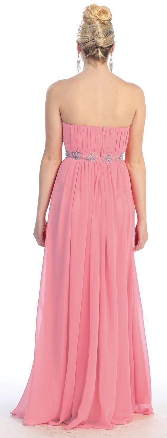 Long Formal Bridemaids Dress - The Dress Outlet May Queen