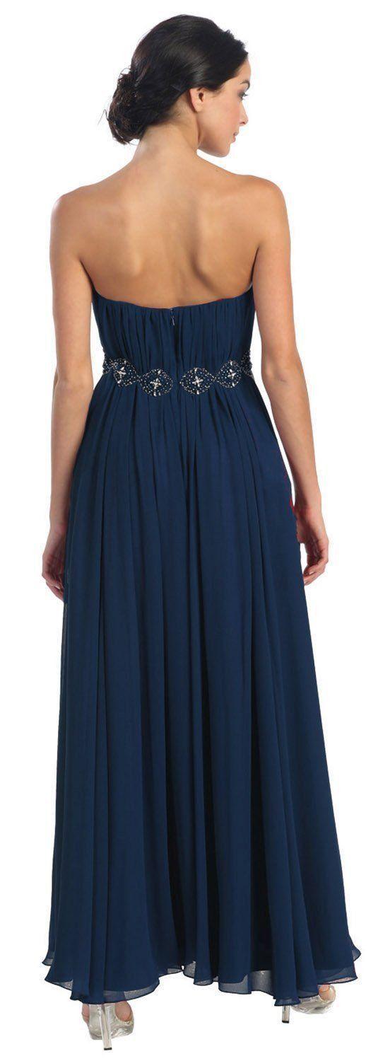 Long Formal Bridemaids Dress - The Dress Outlet May Queen