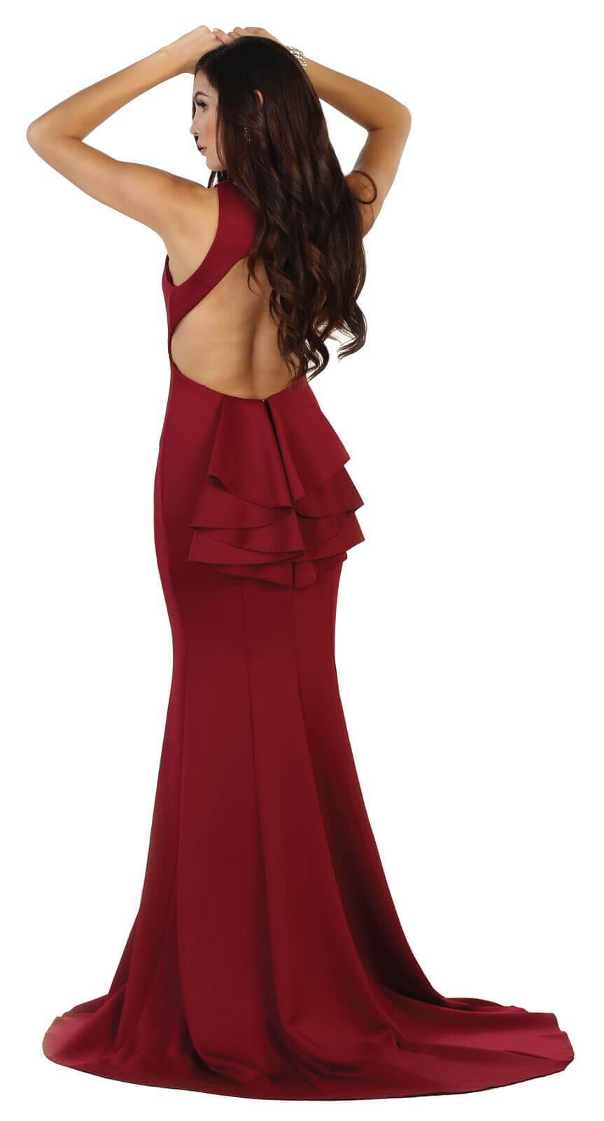 Long Formal Bridesmaids Dress Evening Homecoming Gown - The Dress Outlet May Queen