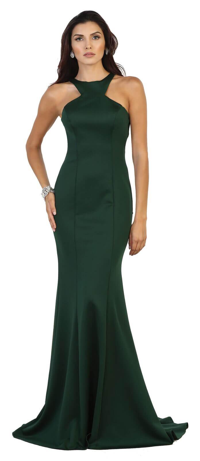 Long Formal Bridesmaids Dress Evening Homecoming Gown - The Dress Outlet May Queen