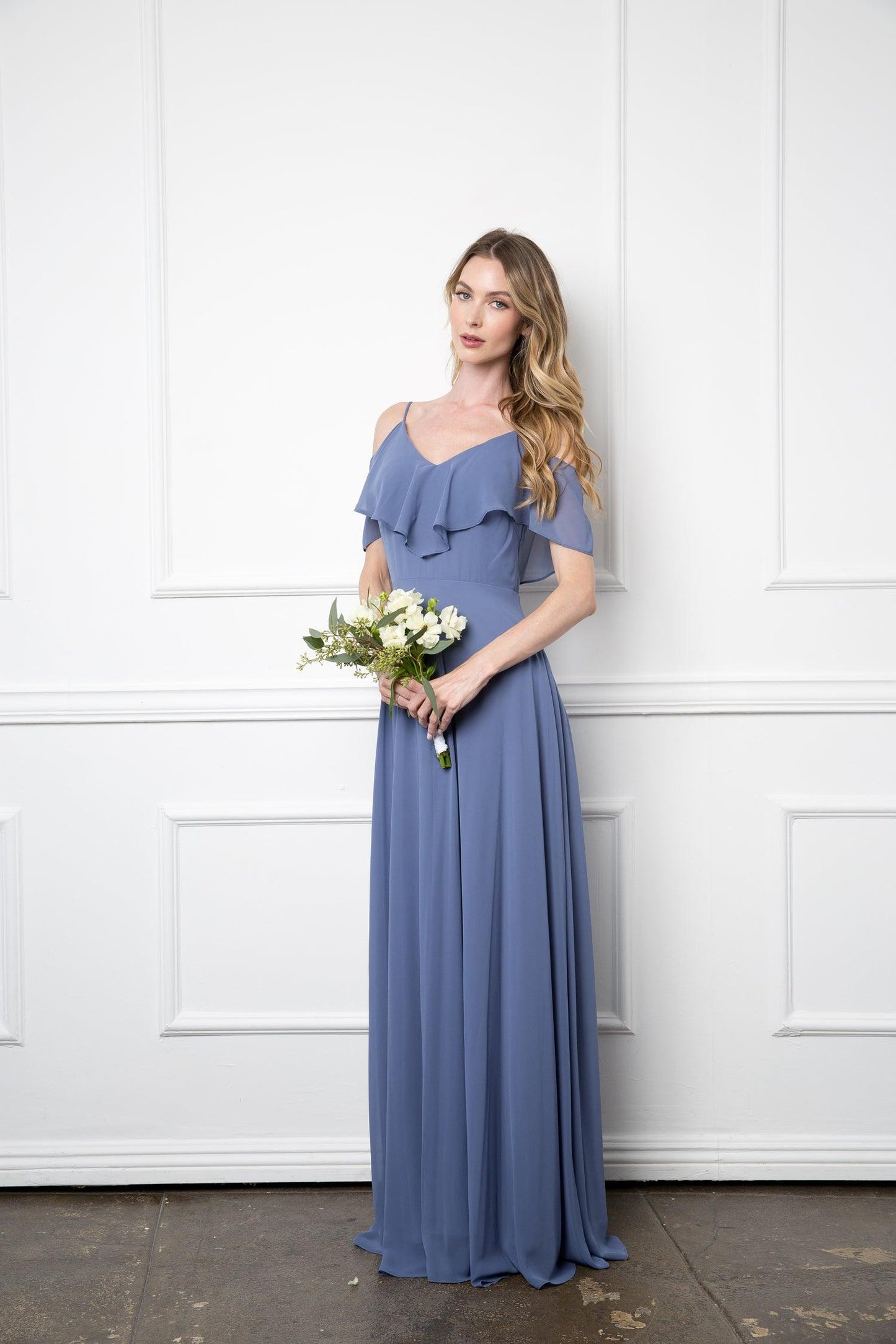 Long Formal Bridesmaids Off Shoulder Prom Dress