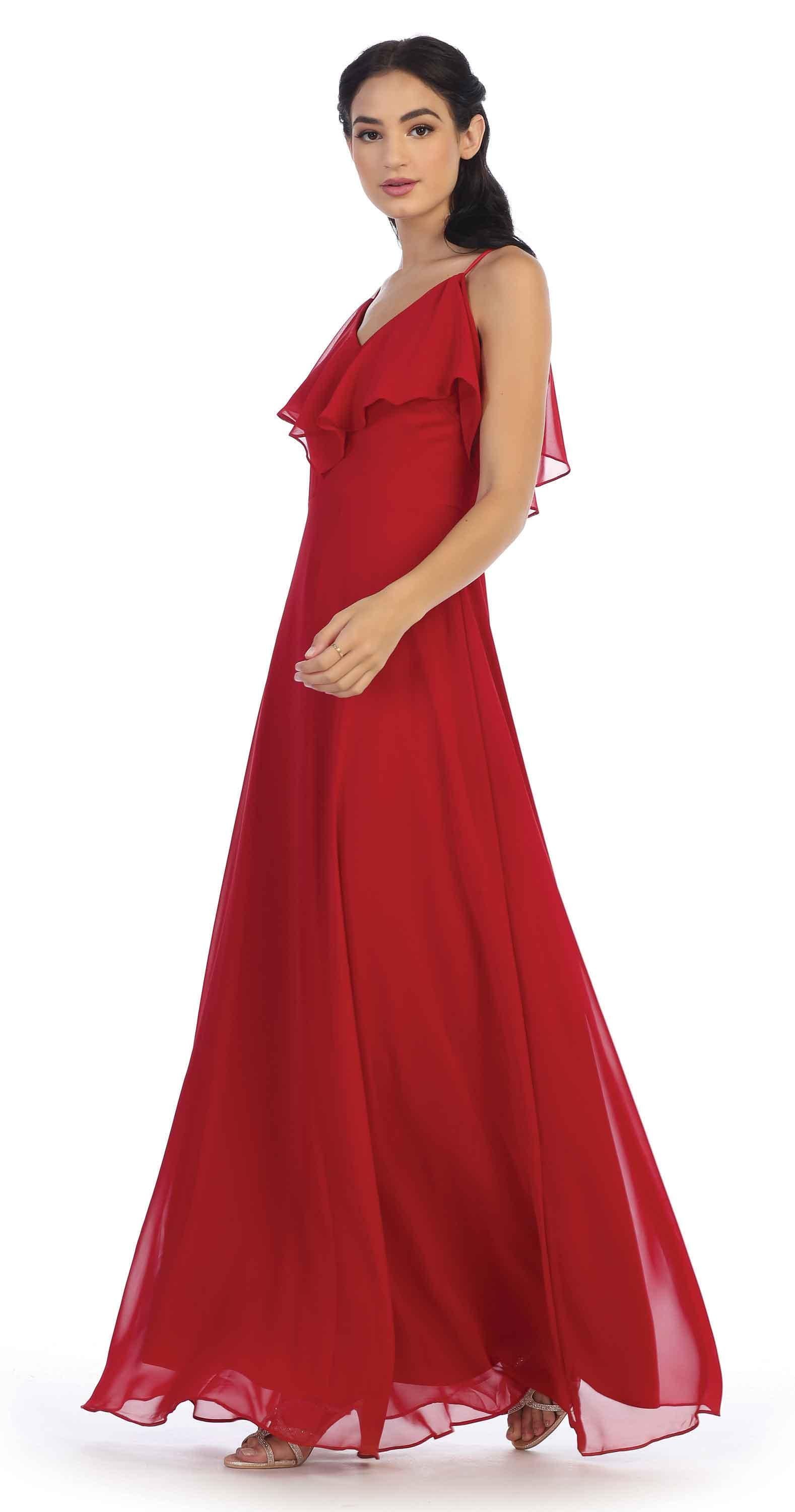 Long Formal Bridesmaids Off Shoulder Prom Dress