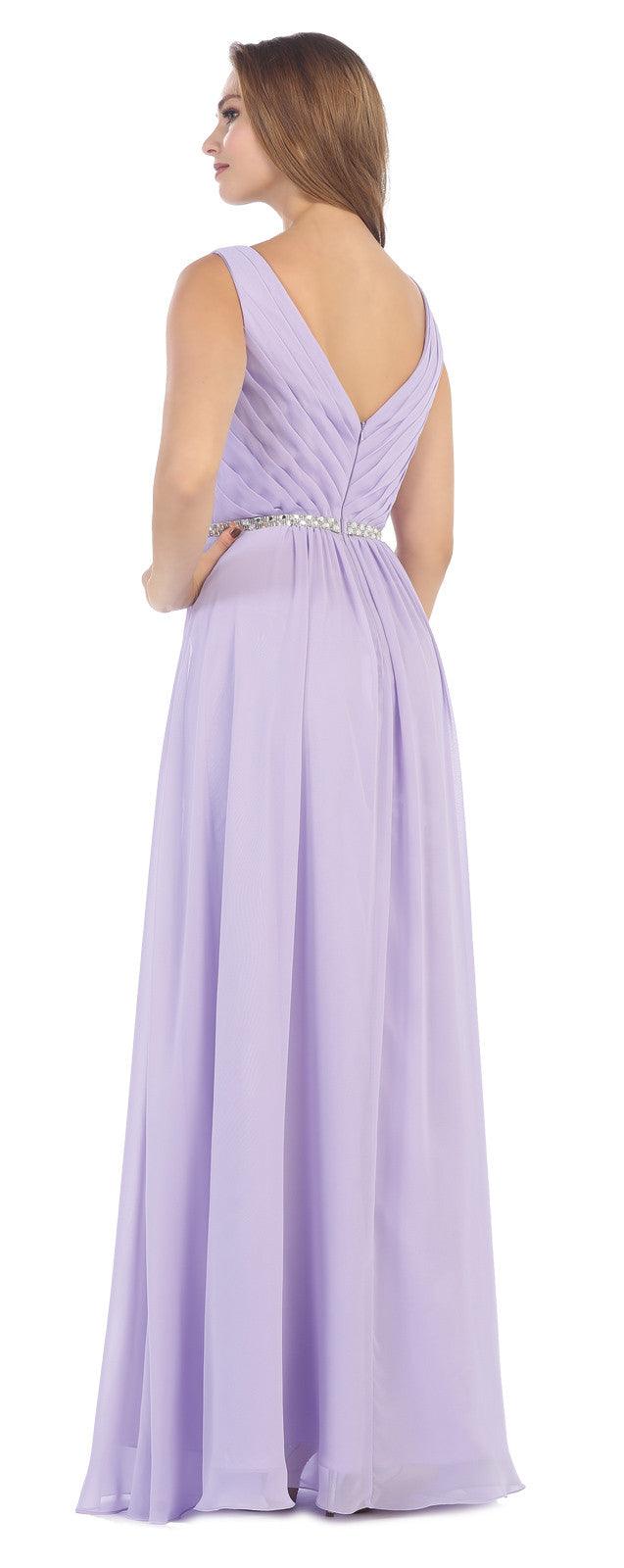 Long Formal Bridesmaids Prom Dress - The Dress Outlet May Queen