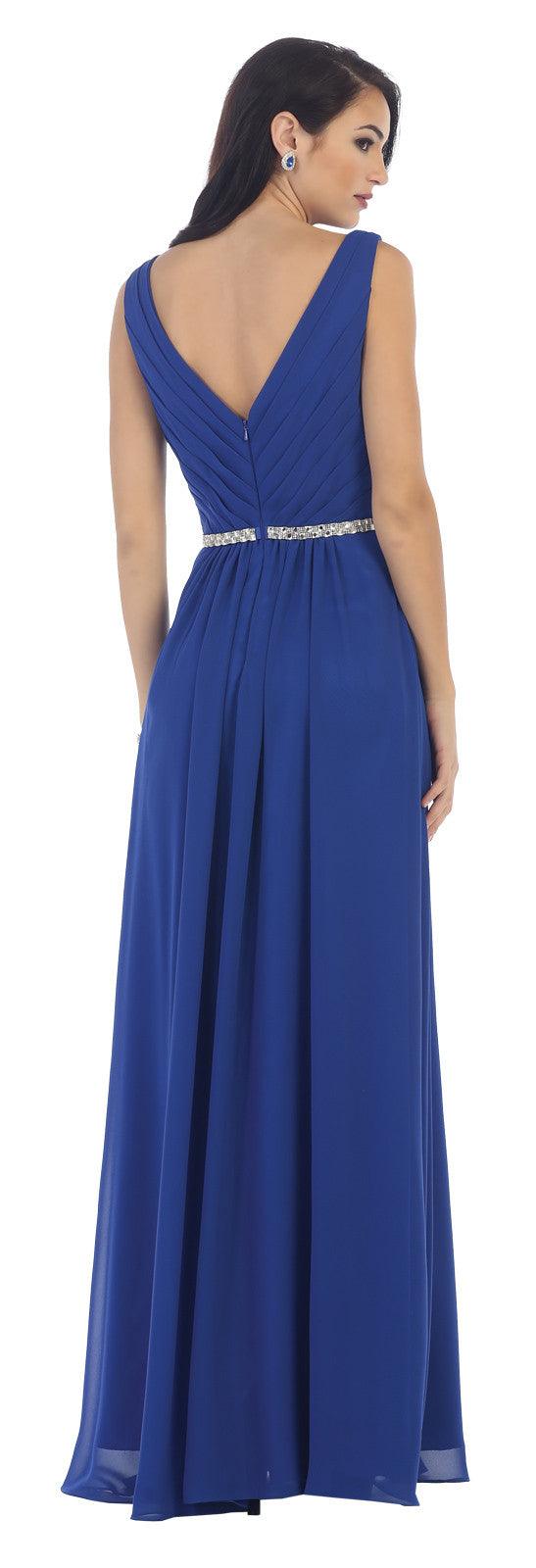 Long Formal Bridesmaids Prom Dress - The Dress Outlet May Queen