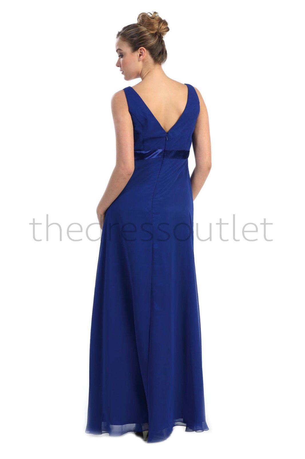 Long Formal Dress Bridesmaids Gown - The Dress Outlet May Queen