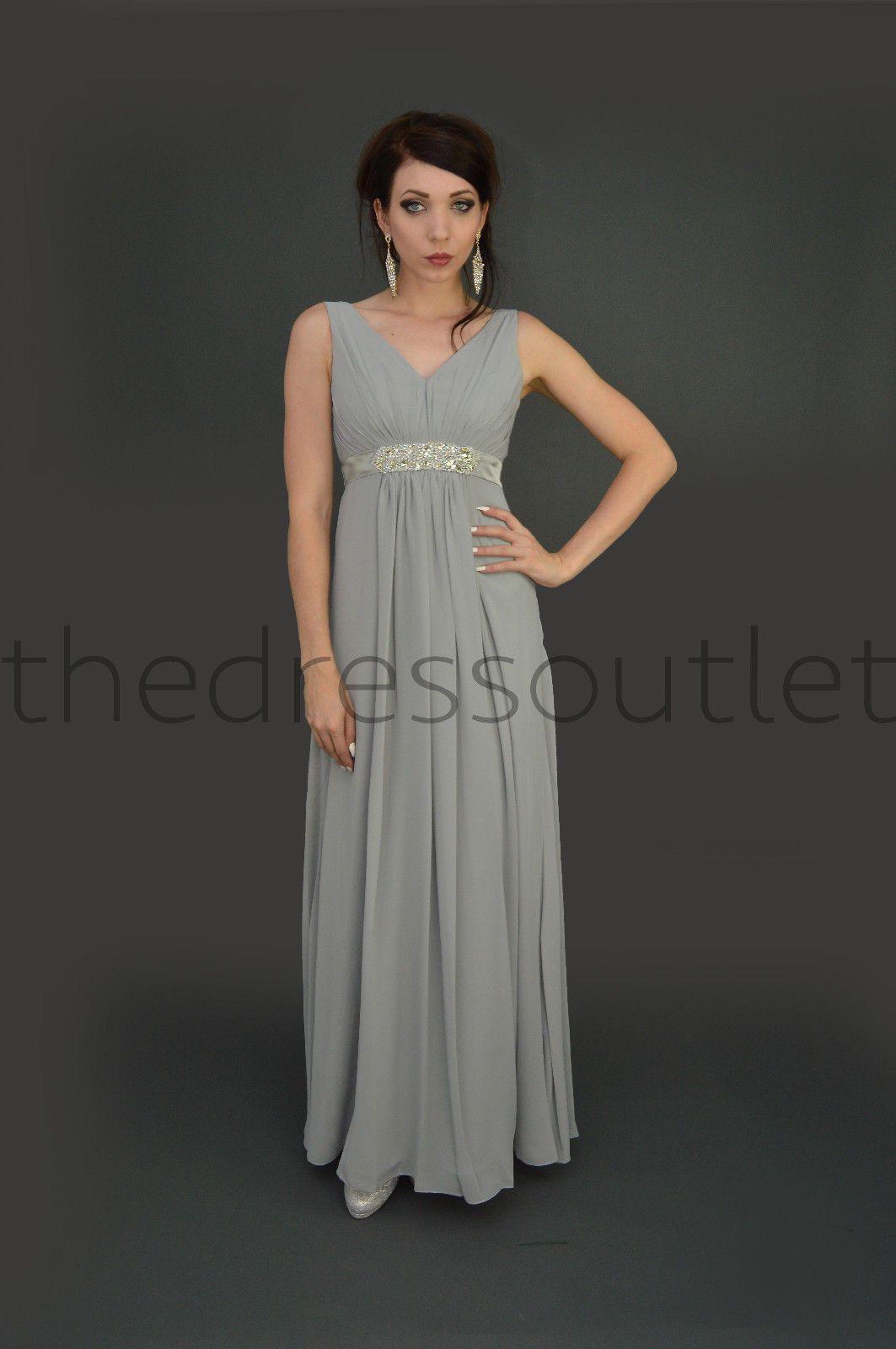 Long Formal Dress Bridesmaids Gown - The Dress Outlet May Queen