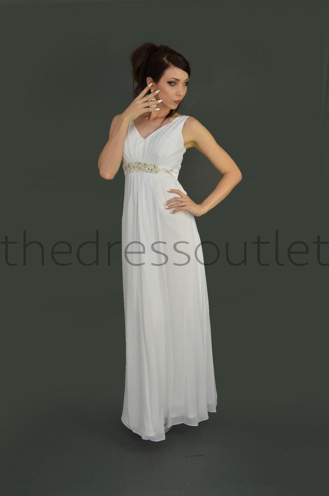 Long Formal Dress Bridesmaids Gown - The Dress Outlet May Queen
