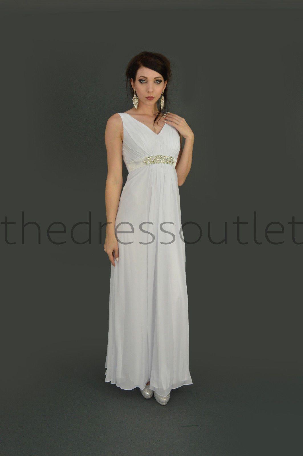Long Formal Dress Bridesmaids Gown - The Dress Outlet May Queen