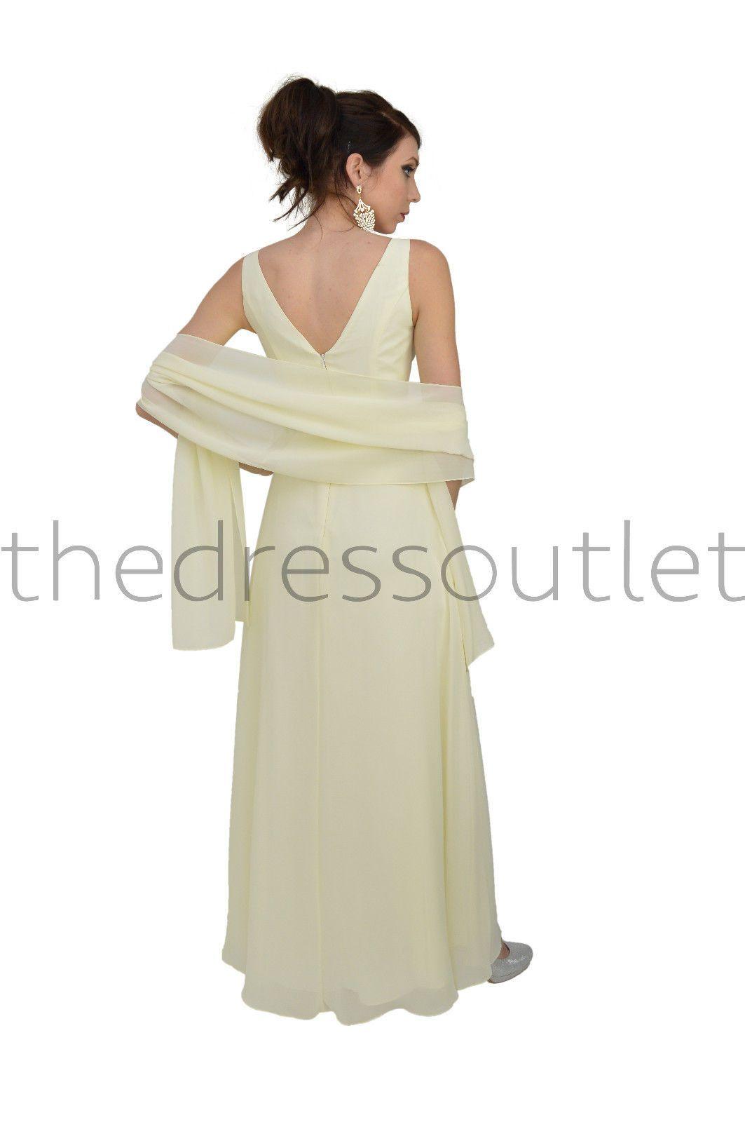 Long Formal Dress Bridesmaids Gown - The Dress Outlet May Queen