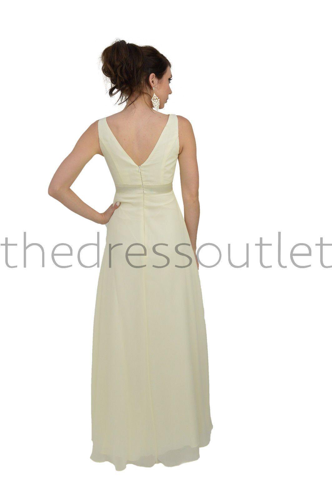 Long Formal Dress Bridesmaids Gown - The Dress Outlet May Queen