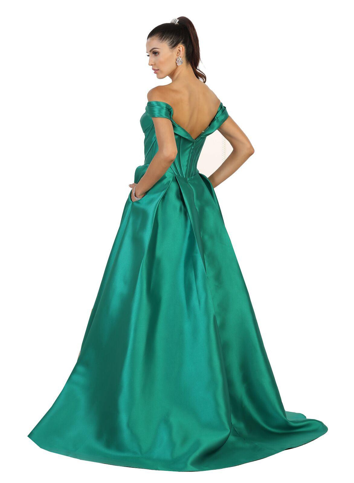 Long Formal Dress Evening Party Prom Ballgown - The Dress Outlet May Queen