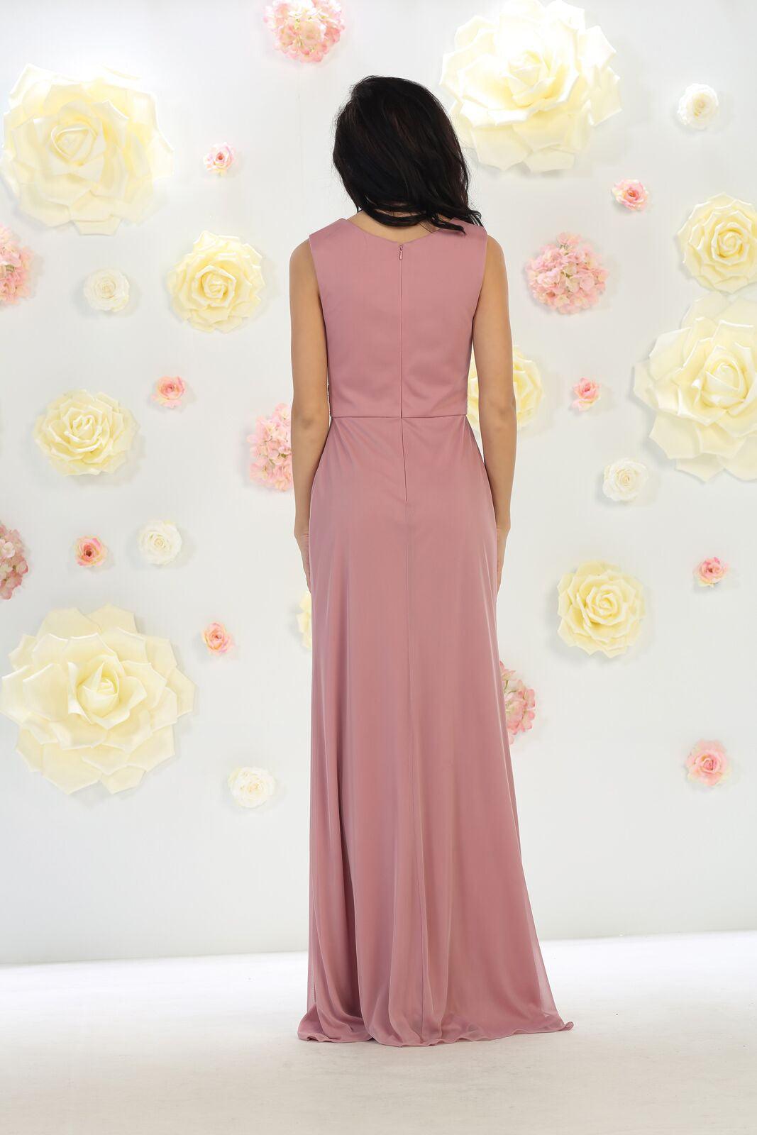 Long Formal Dress Mother of the Bride Bridesmaids - The Dress Outlet May Queen