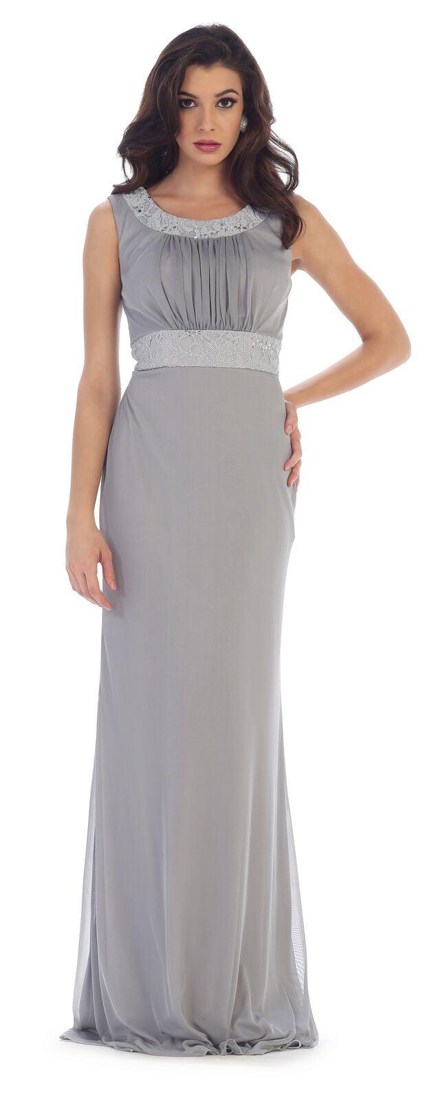Long Formal Dress Mother of the Bride Bridesmaids - The Dress Outlet May Queen