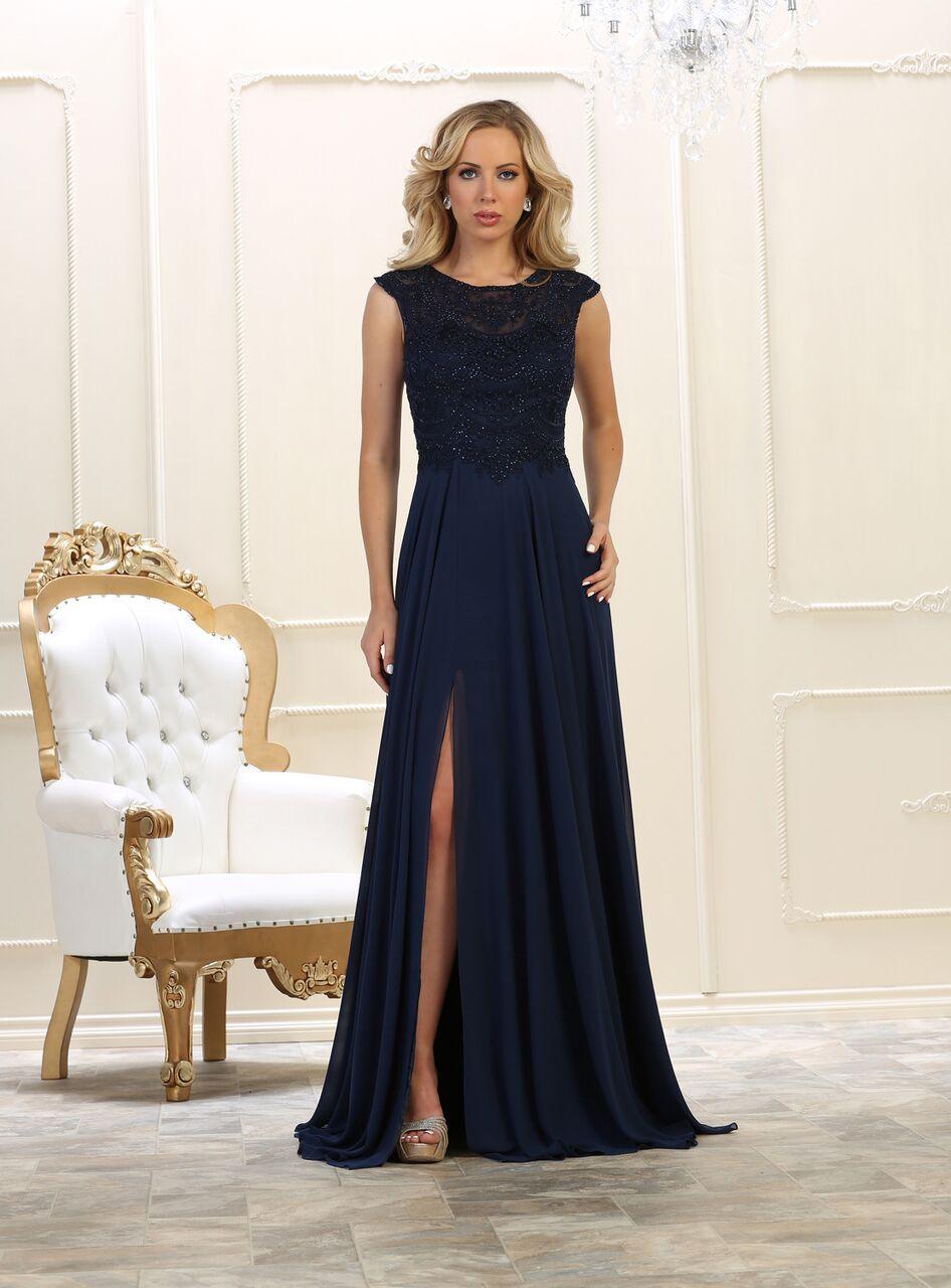 Long Formal Dress Plus Size Evening Gown - The Dress Outlet May Queen