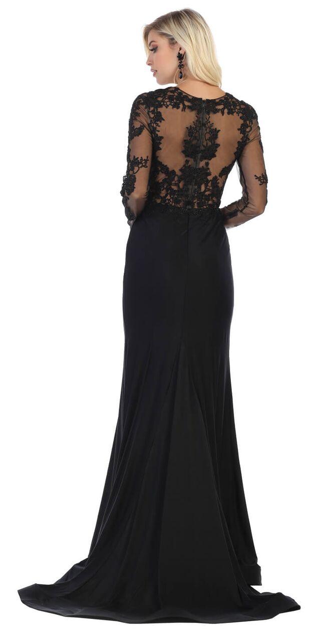 Long Formal Dress Plus Size Evening Gown - The Dress Outlet May Queen