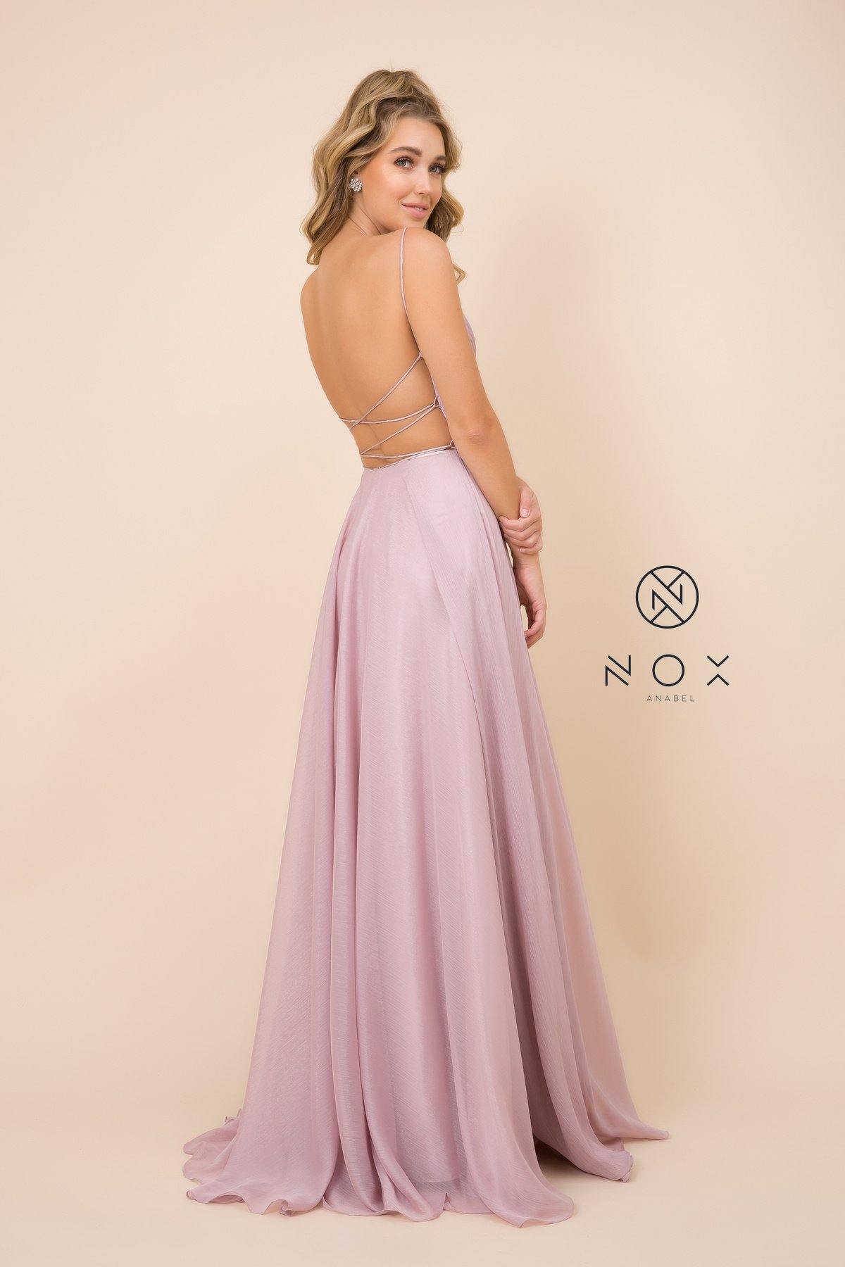 Long Formal Dress Prom Gown - The Dress Outlet Nox Anabel