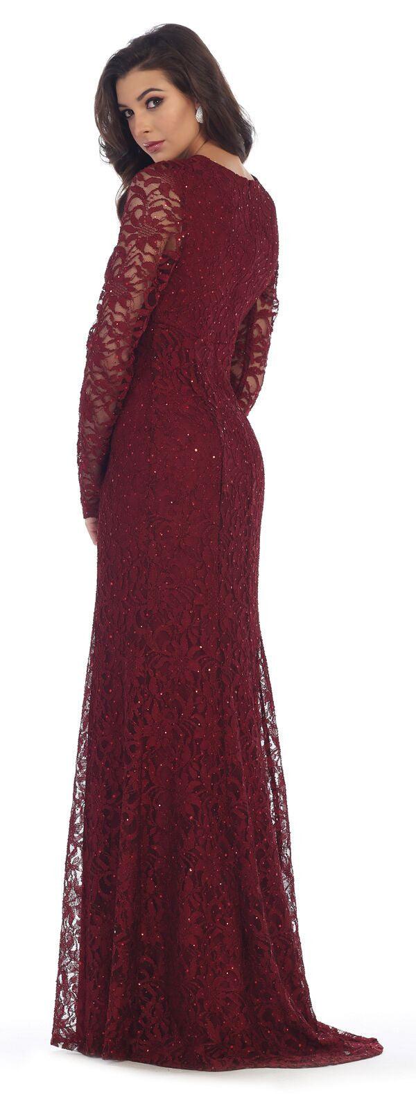 Long Formal Mother of the Bride Dress Plus Size - The Dress Outlet May Queen