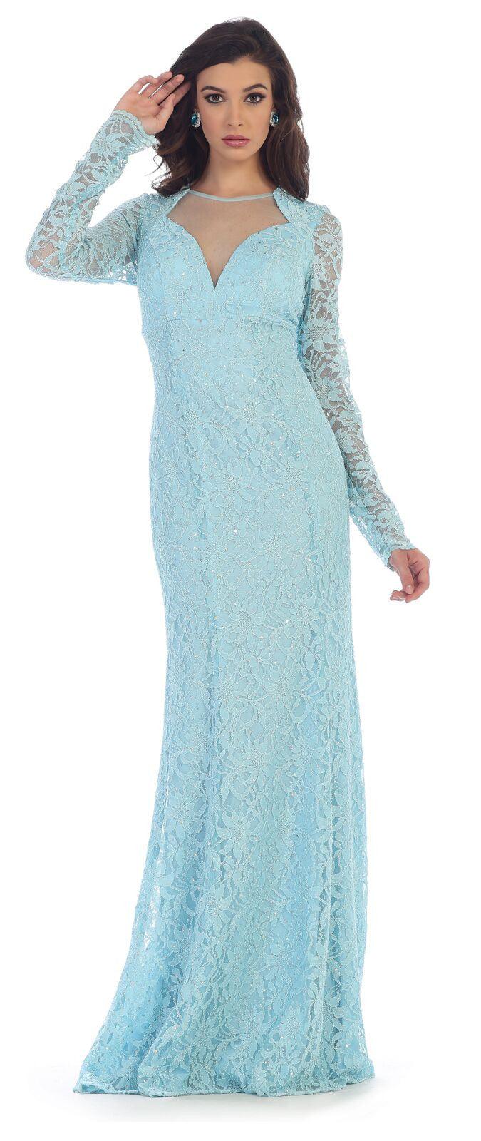 Long Formal Mother of the Bride Dress Plus Size - The Dress Outlet May Queen