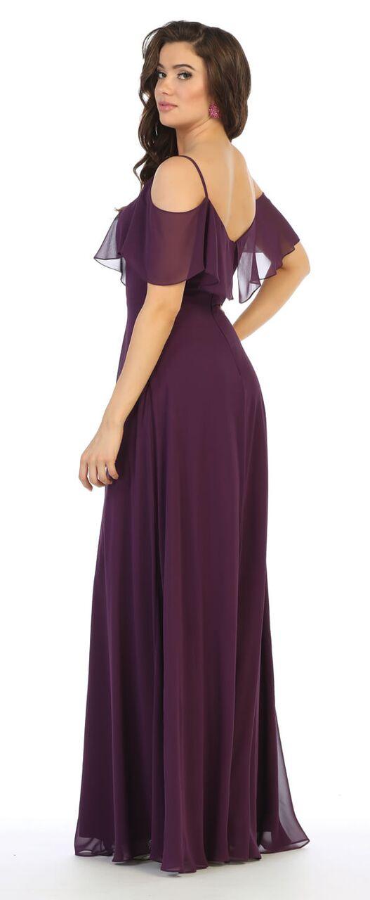 Long Formal Plus Size Bridesmaids Prom Dress - The Dress Outlet May Queen