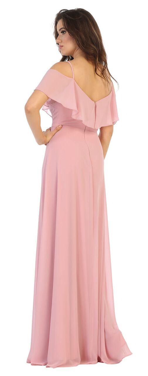 Long Formal Plus Size Bridesmaids Prom Dress - The Dress Outlet May Queen