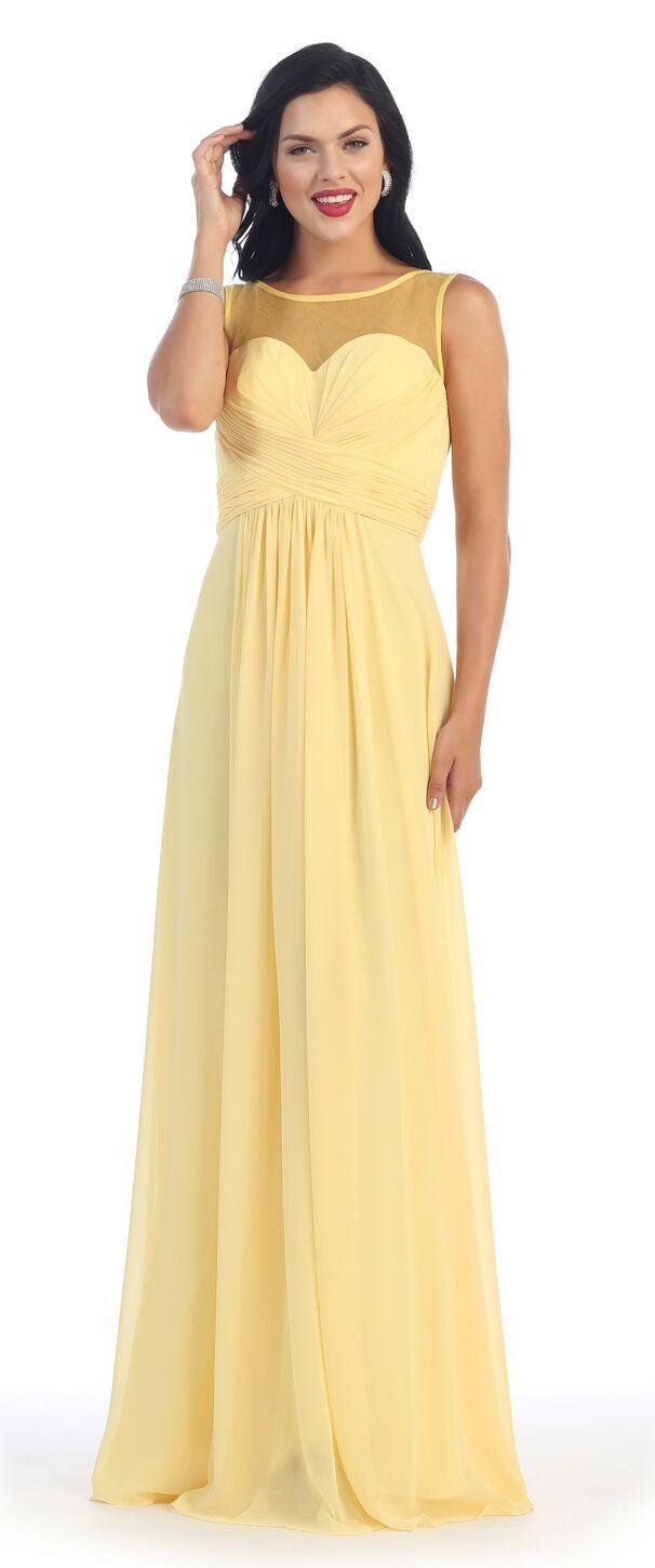Long Formal Prom Dress Bridesmaids - The Dress Outlet May Queen