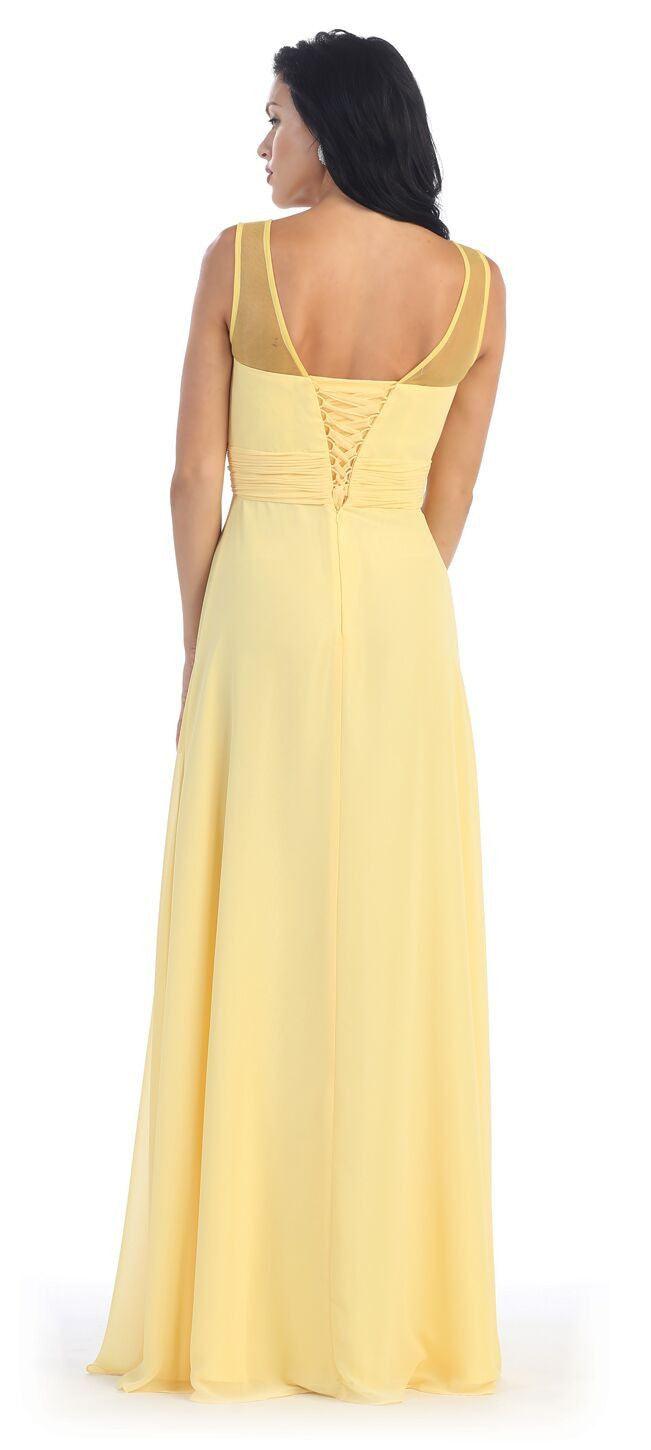 Long Formal Prom Dress Bridesmaids - The Dress Outlet May Queen