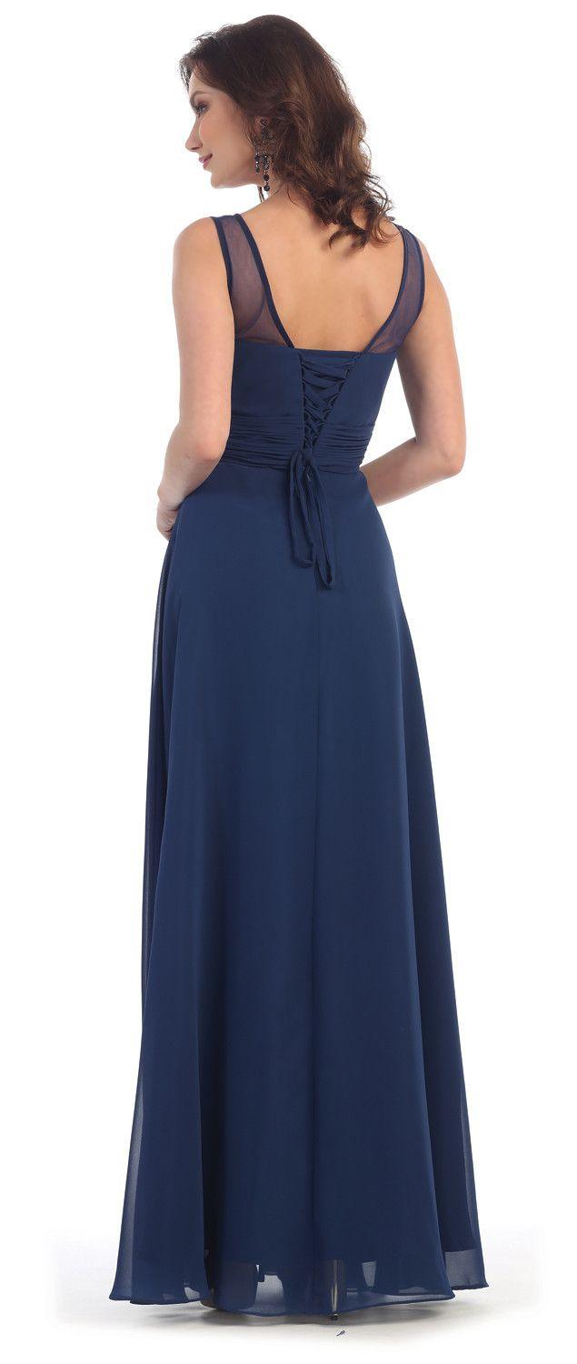 Long Formal Prom Dress Bridesmaids - The Dress Outlet May Queen