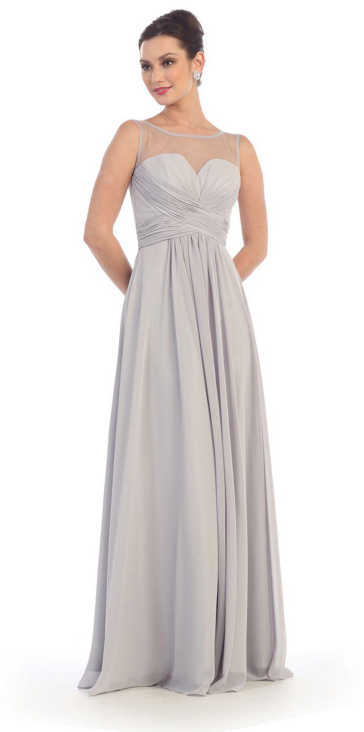 Long Formal Prom Dress Bridesmaids - The Dress Outlet May Queen