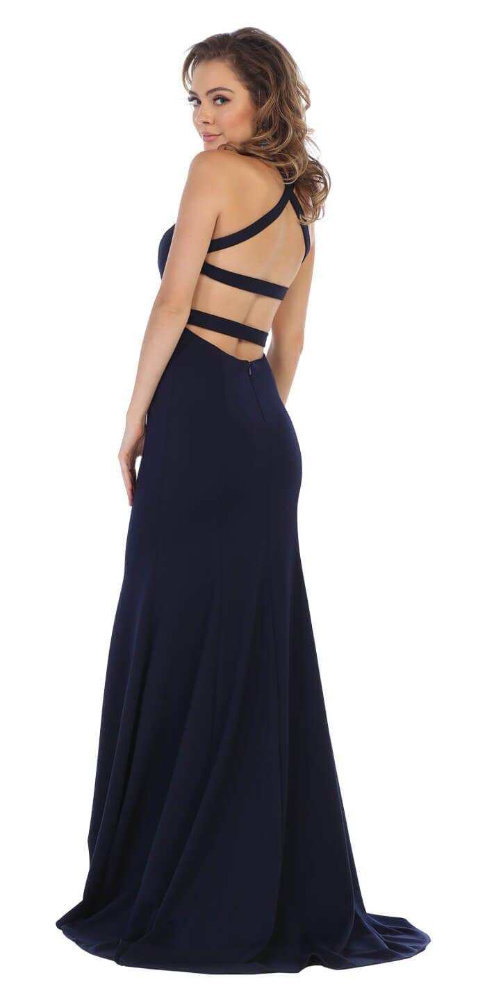 Long Formal Prom Dress Evening Gown - The Dress Outlet May Queen