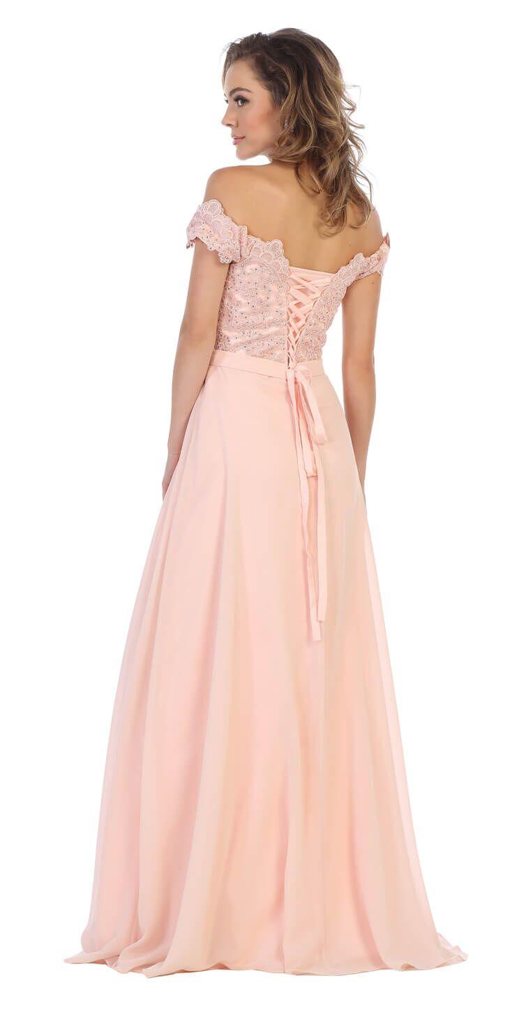 Long Formal Prom Dress Evening Gown - The Dress Outlet May Queen