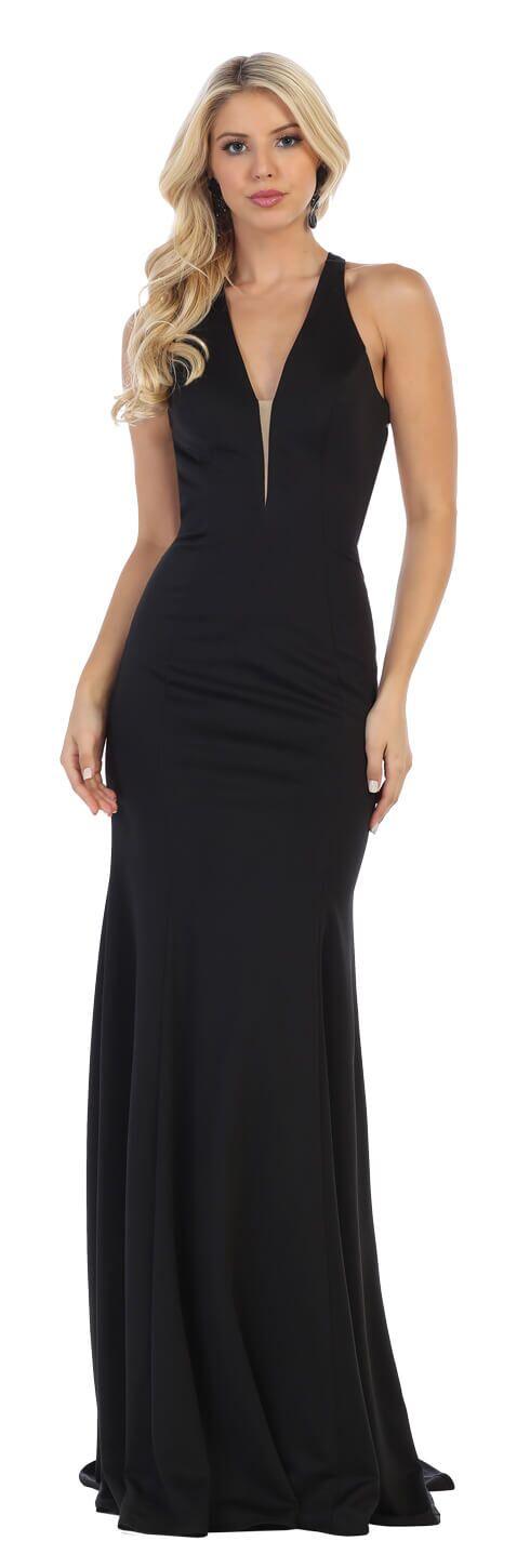Long Formal Prom Dress Evening Gown - The Dress Outlet May Queen