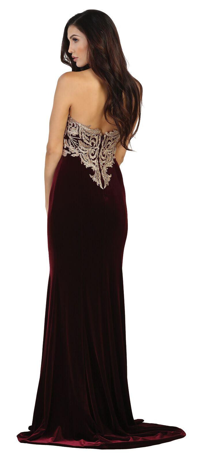 Long Formal Prom Dress Evening Party Gown - The Dress Outlet May Queen