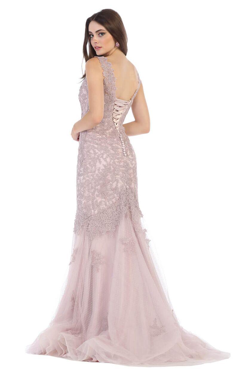 Long Formal Prom Dress Plus Size Evening Gown - The Dress Outlet May Queen