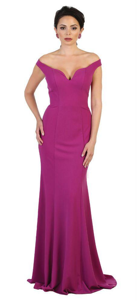 Long Formal Prom Gown Evening Party Bridal Dress - The Dress Outlet May Queen