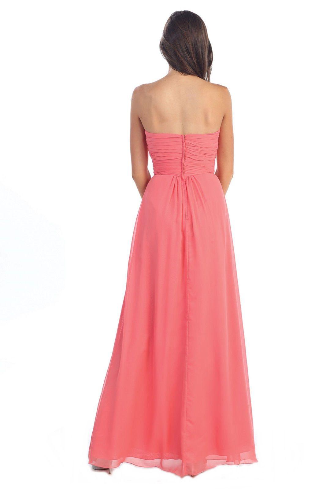 Long Formal Prom Plus Size Bridesmaids Dress - The Dress Outlet May Queen