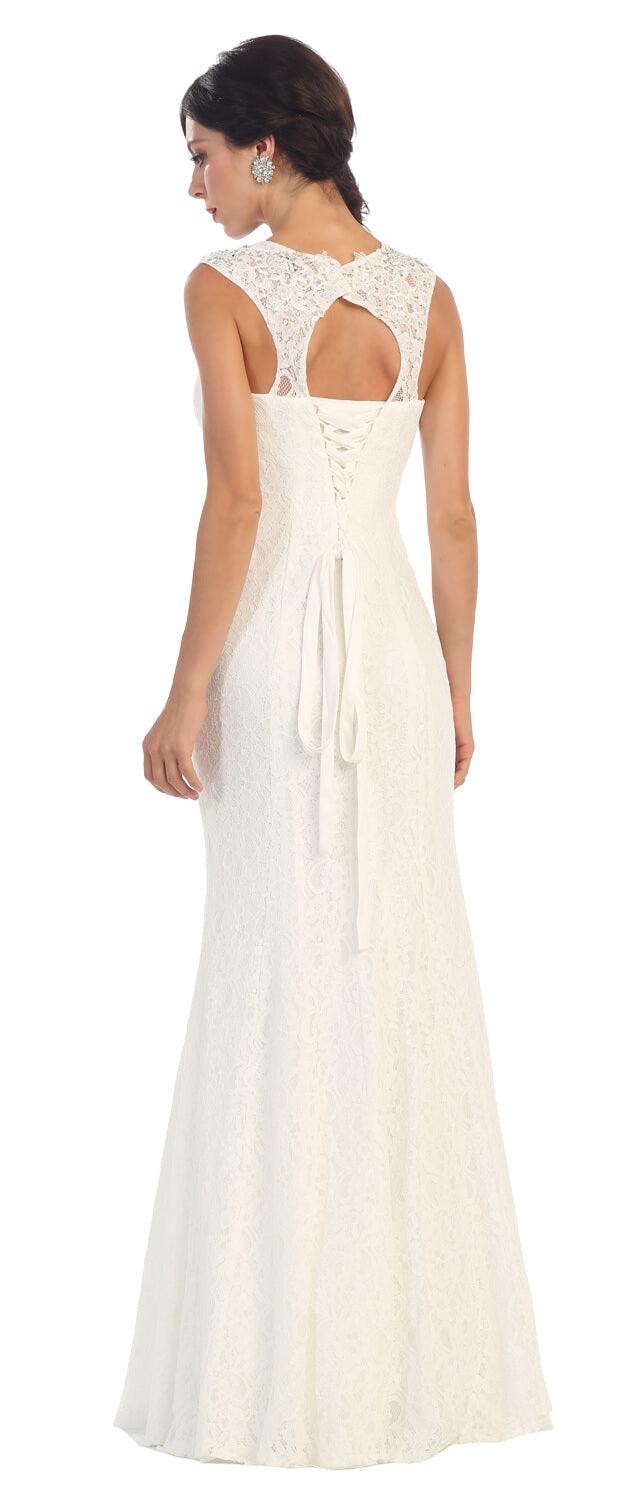 Long Formal Prom Plus Size Dress - The Dress Outlet May Queen