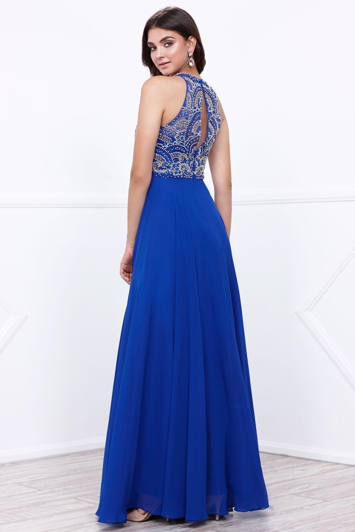 Long Formal Prom Plus Size Dress - The Dress Outlet Nox Anabel