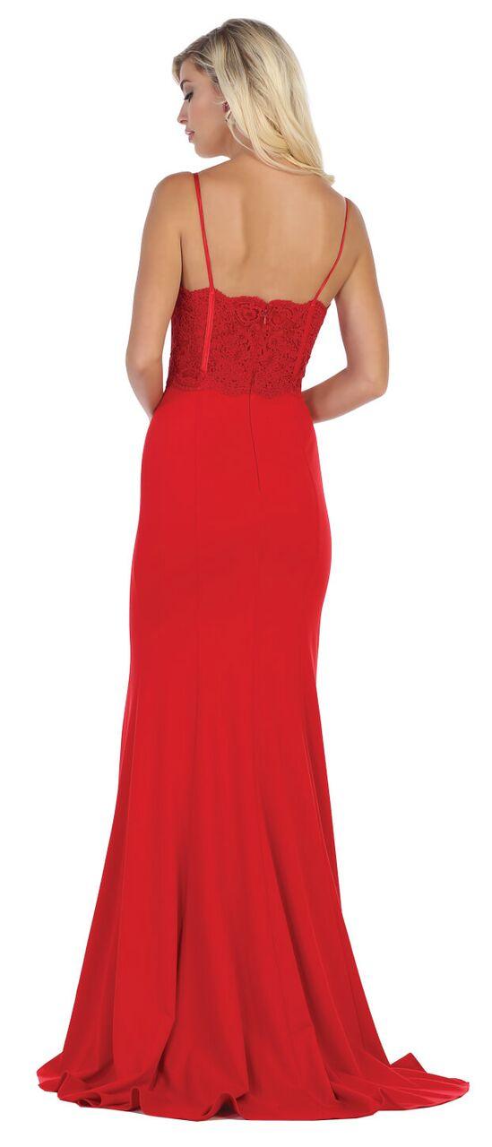 Long Formal Spaghetti Strap Prom Dress - The Dress Outlet May Queen