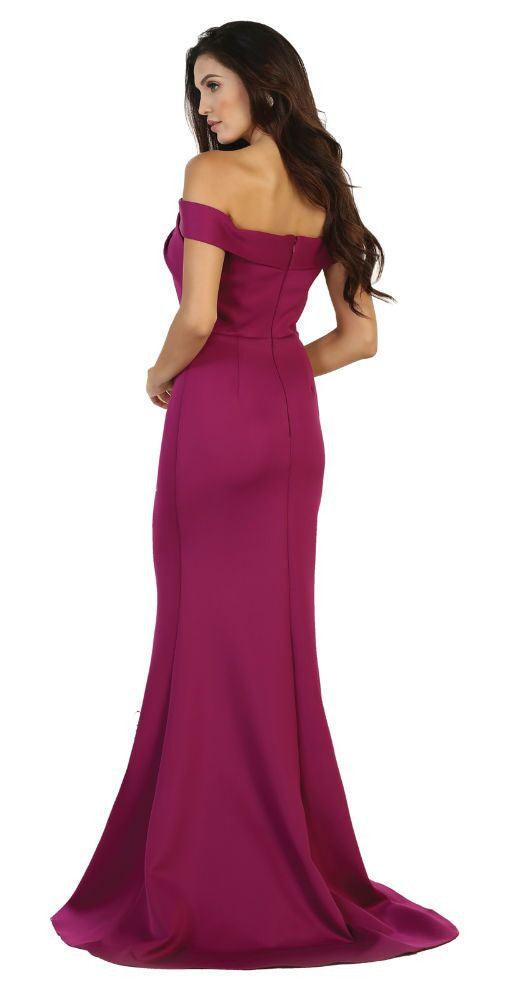 Long Homecoming Dress Formal Plus Size Prom Evening Gown - The Dress Outlet May Queen