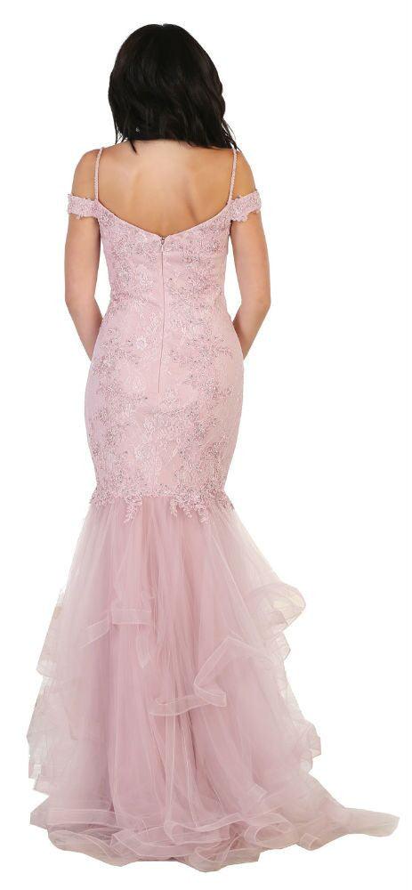 Long Homecoming Prom Dress Formal Wedding Gown Plus Size - The Dress Outlet May Queen