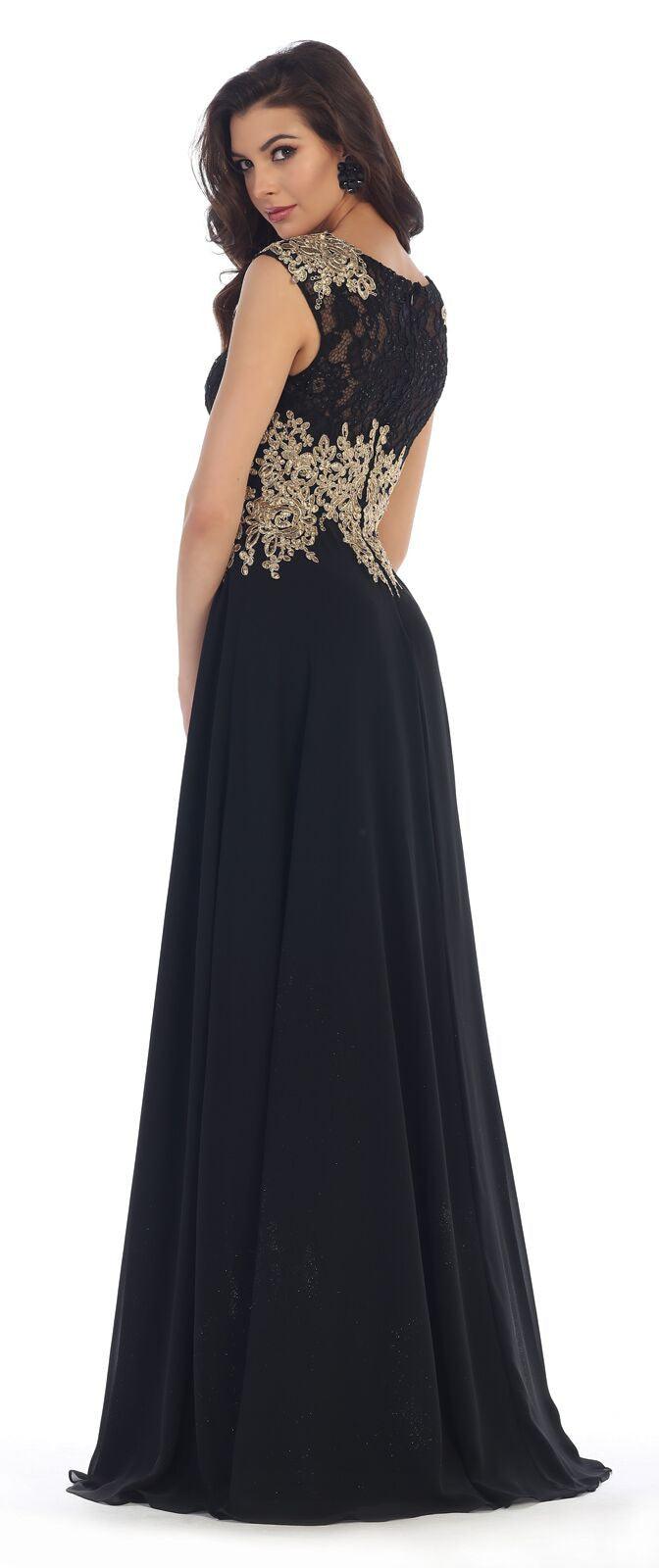 Long Mother of the Bride Dress Formal Plus Size Gown - The Dress Outlet May Queen