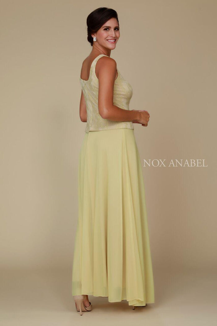 Long Mother of the Bride Dress with Jacket - The Dress Outlet Nox Anabel