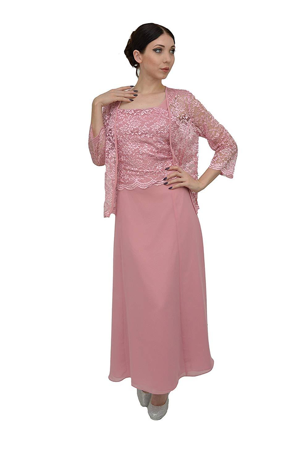 Long Mother of the Bride Formal Plus Size Dress - The Dress Outlet Sally