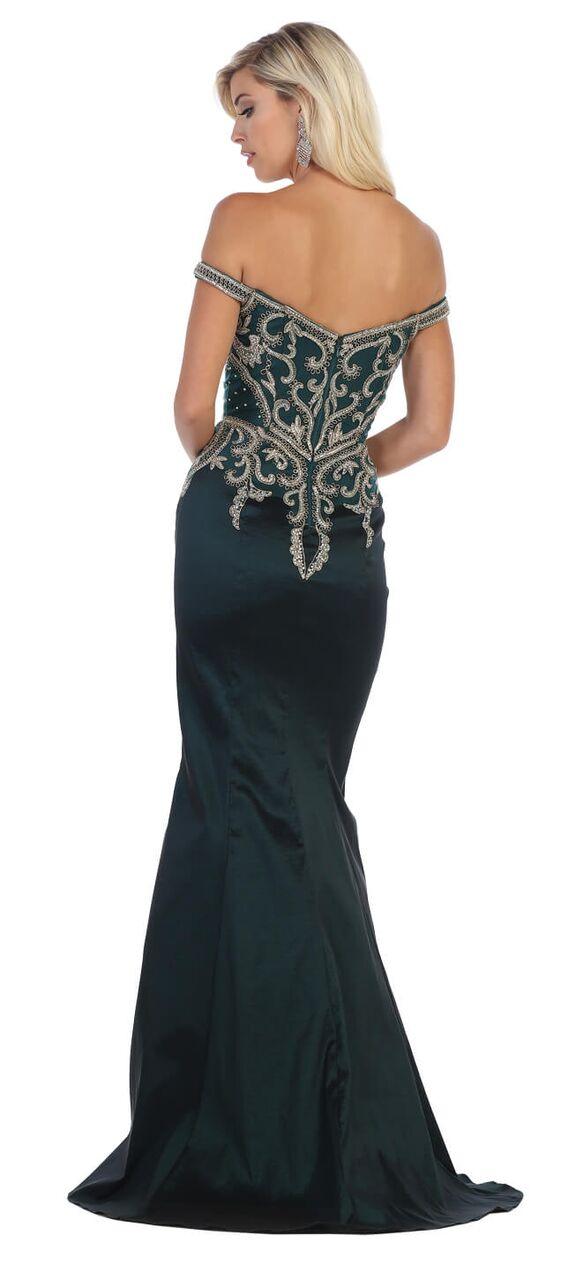 Long Off Shoulder Mermaid Prom Dress - The Dress Outlet May Queen