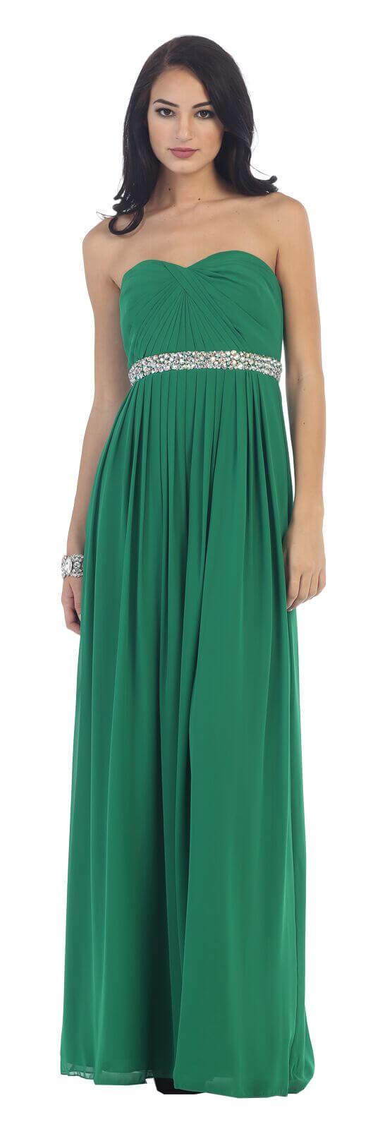 Long Plus Size Formal Evening Dress Prom - The Dress Outlet May Queen